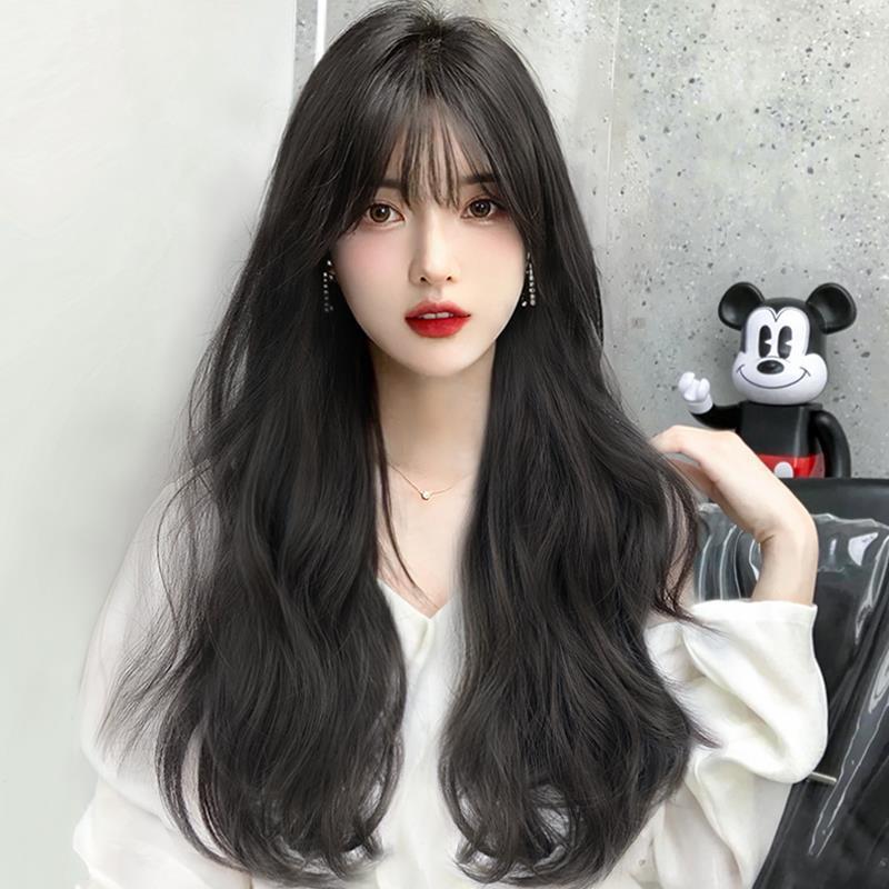 루즈 웨이브 긴머리 통가발