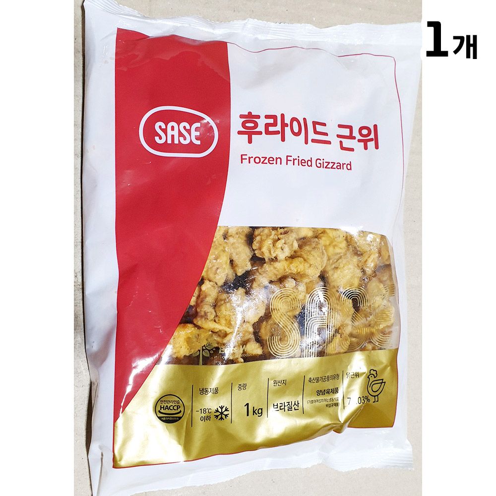 사세통상 후라이드근위 1K 호프안주 맥주 간식용 닭후라이드 냉동 간편 즉석