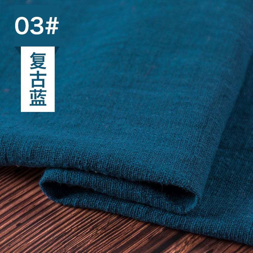 원단 린넨 마 면직물 일반 얇은 의류 소재 커튼 식탁보 수제 만들기 DIY 재봉 3 1개