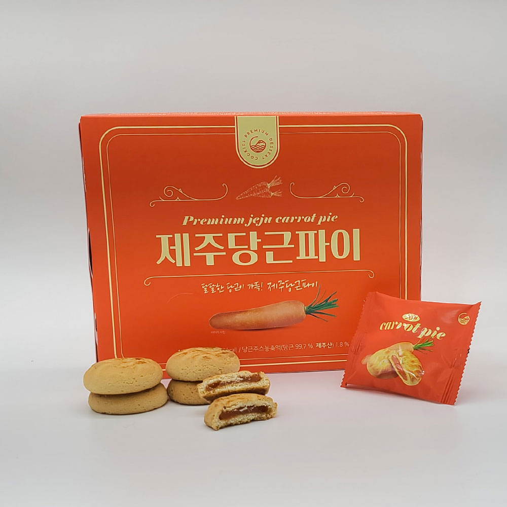 청우식품 제주 당근 파이 케익 케이크 19 5g 12개