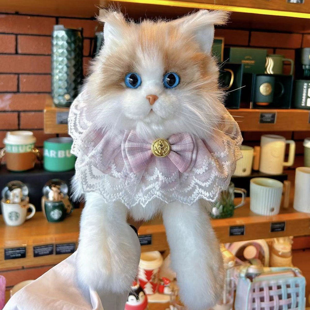 인형 애착인형 모형 진짜같은 고양이