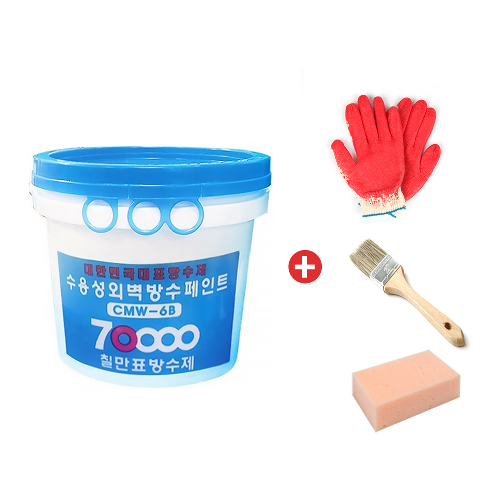 외벽페인트 방수페인트 칠만표 수성방수제 4kg CMW-6B