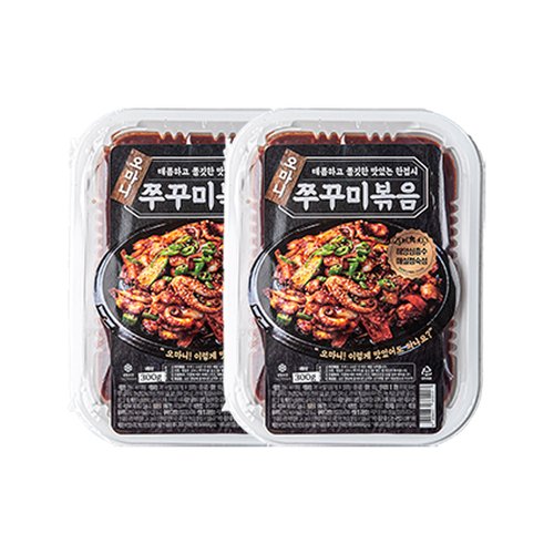 자연맛남 자연맛남 주꾸미 매콤맛남 통통한 오마니 쭈꾸미 볶음 600g x 2팩