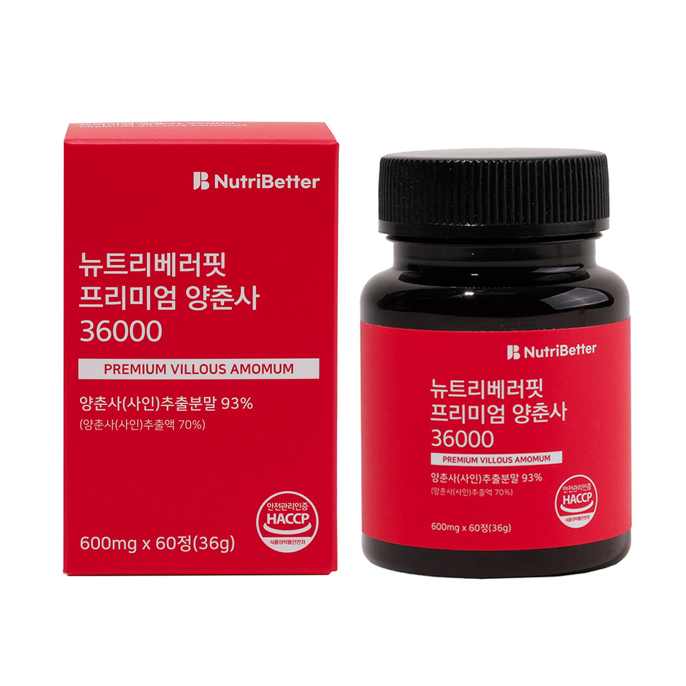 뉴트리베러 핏 프리미엄 양춘사 36000 600mg x 60정
