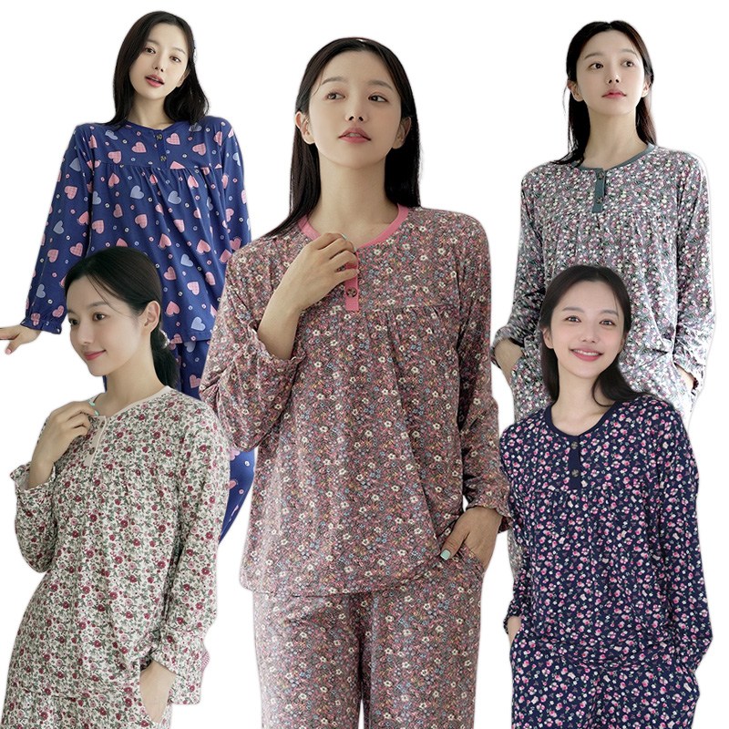 모스트맘 부드러운 피치기모와 플라워 패턴의 만남 피치기모 플라워세트