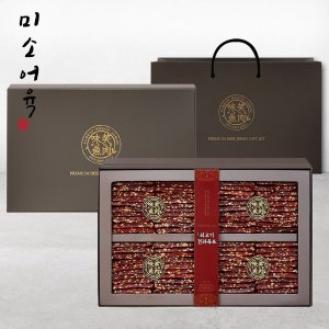 두영에프앤디 미소어육 미소어육 호주산 소고기 견과육포 선물세트 600g 쇼핑백