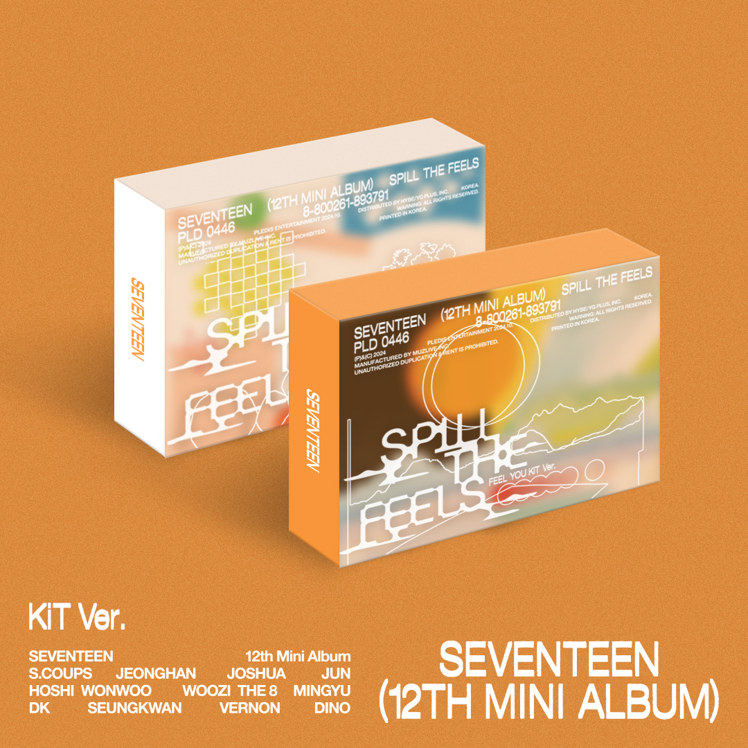 KIHNO 랜덤 세븐틴 - 미니 12집 Spill The Feels Kit Ver Seventeen - 12Th