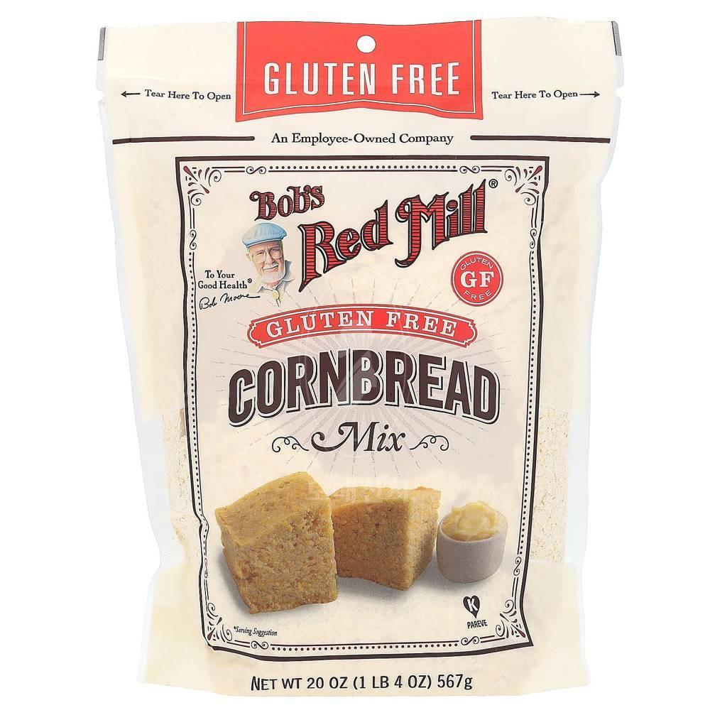 밥스레드밀 밥스레드밀 밥스레드밀 Bobs Mill 밥스 밀 콘 브레드 믹스 글루텐 무함유 567g 20oz
