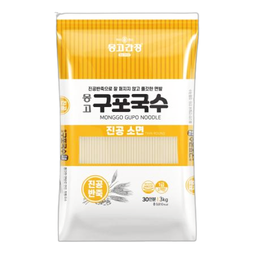 몽고식품 구포국수 진공소면 3kg