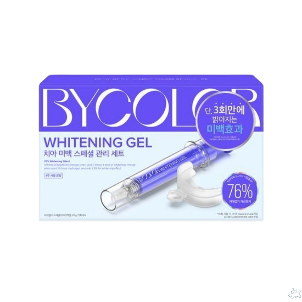애경산업 바이컬러 셀프 미백 스페셜 키트 미백겔20g 마우스피스