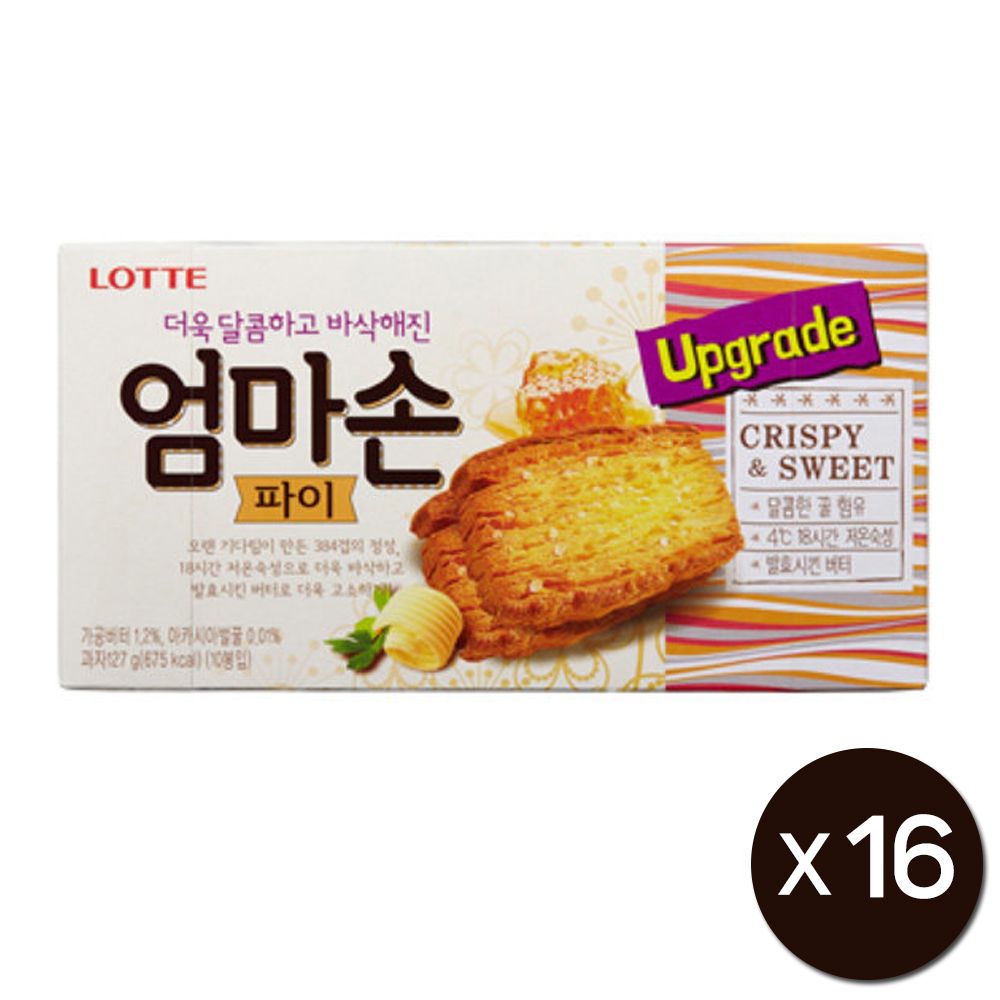 롯데푸드 롯데푸드 롯데푸드 엄마손 파이 127gx16개