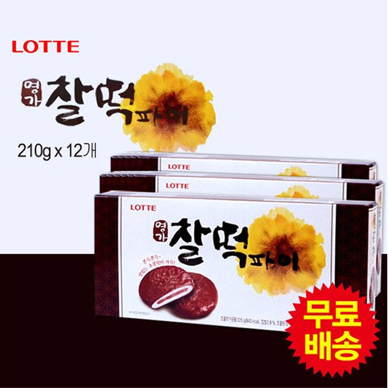 롯데웰푸드 롯데제과 주 명가찰떡초코 210gx12개