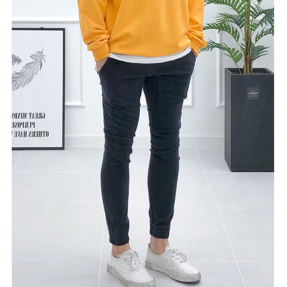 더제이엘 남자 겨울 기모 면 조거바지 4컬러