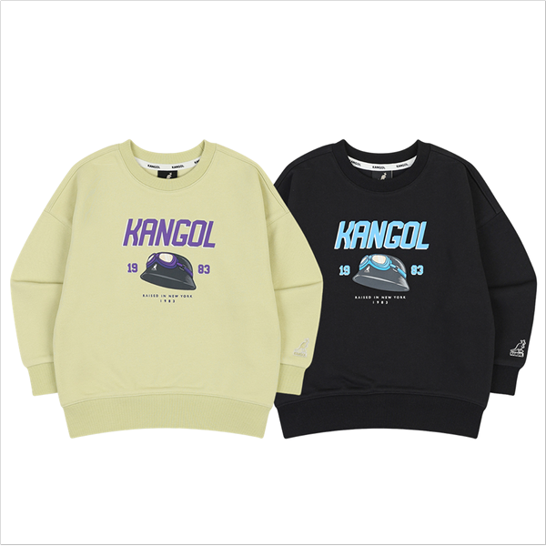 캉골키즈 현대중동점 캉골키즈 헬멧 그래픽 포인트 스웻셔츠 QD 0009 AQDCRT00090