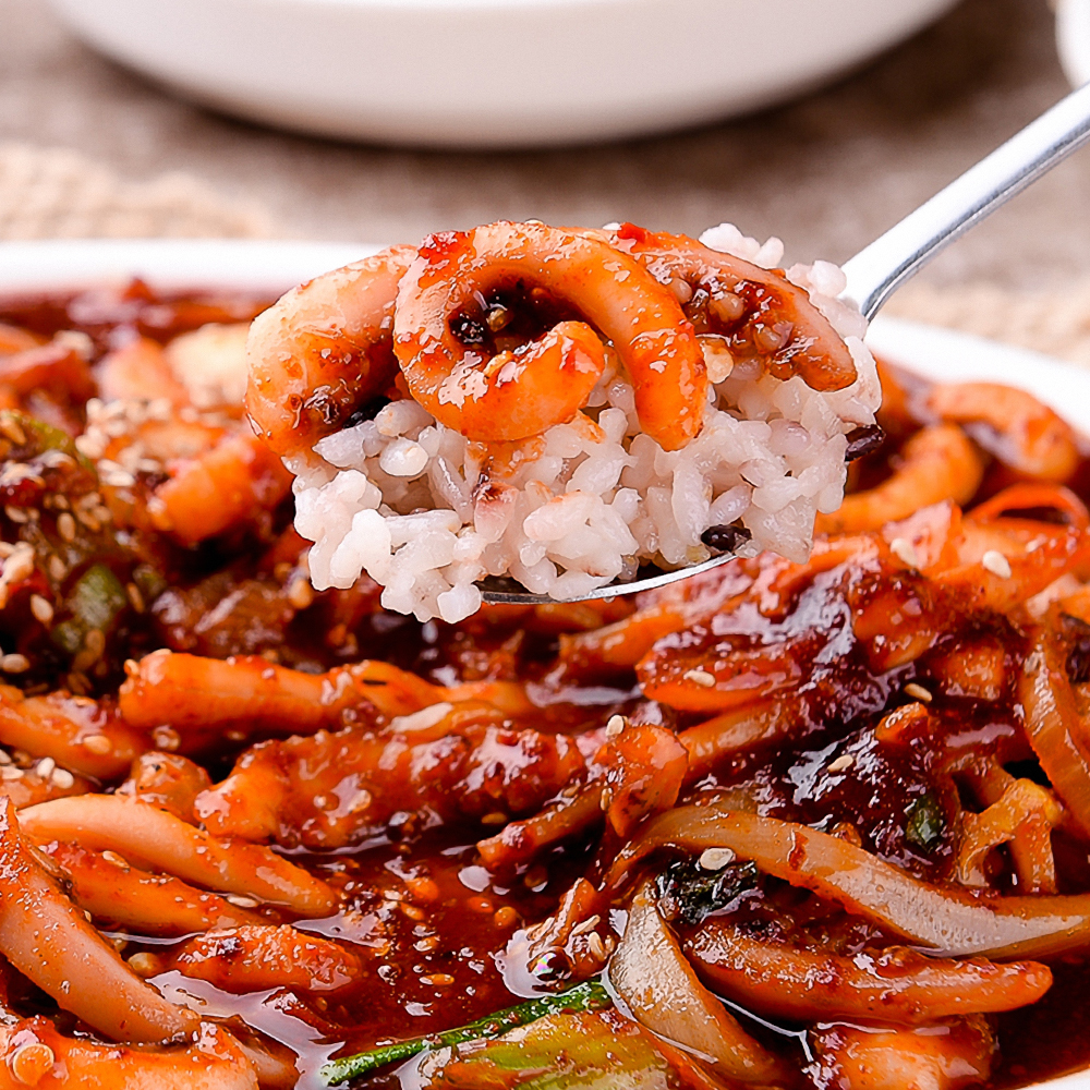 한돈 오징어 듬뿍 두루치기 500g