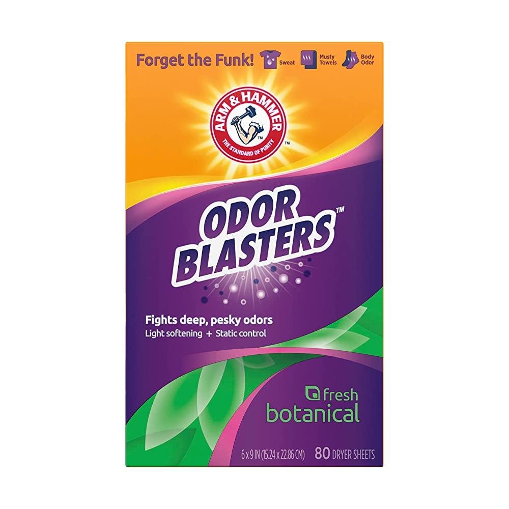 암앤해머 Arm Hammer odor Blaster 시트 프레시 보태니컬 80개입