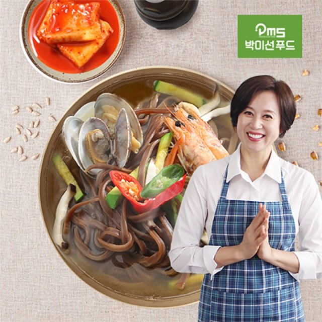 박미선푸드 착한순메밀 칼국수10팩 장국10팩