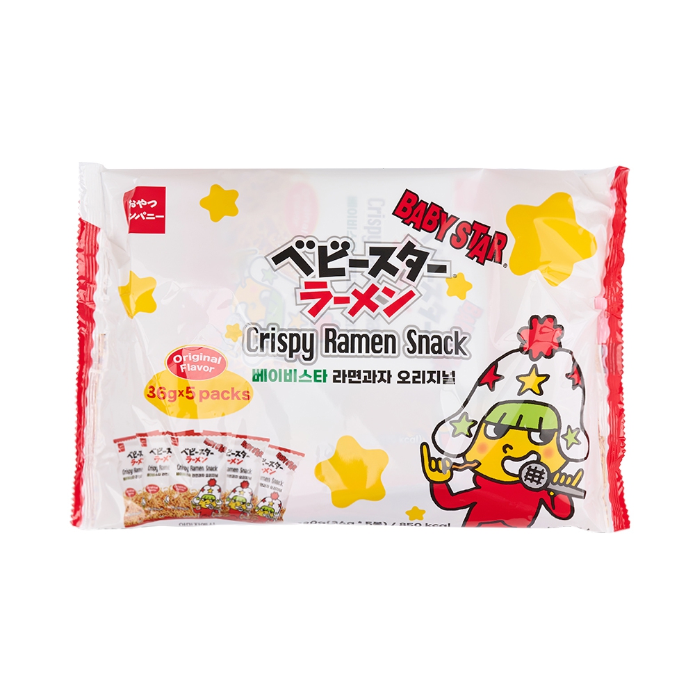 베이비스타 라면과자오리지널180g 36g 5입