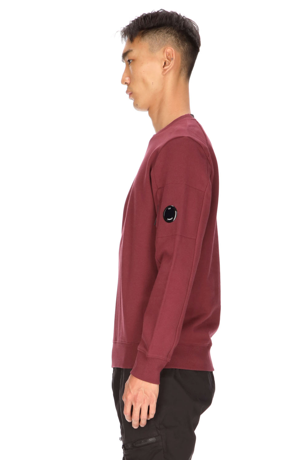 CP컴퍼니 DIAGONAL RAISED FLEECE CREW NECK SWEATSHIRT 13CMSS022A-005086W