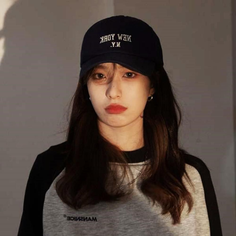 야구모자 트렌디한 스타일 레터링 영문 남녀공용 3q8xT