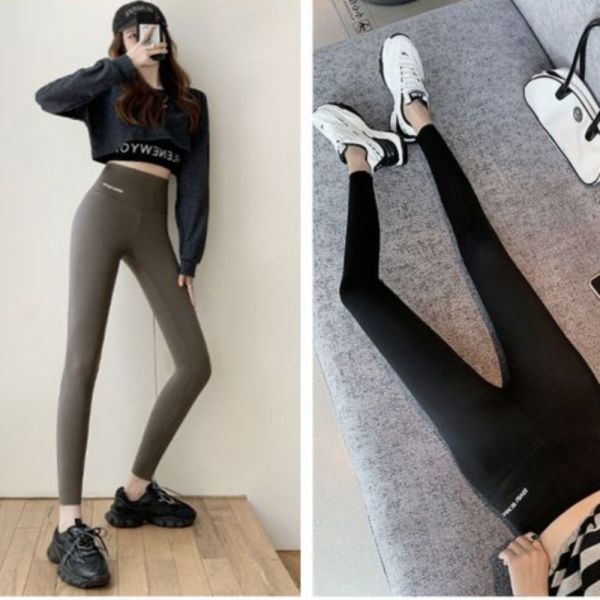 여성 슬림핏 깔끔한 라인 운동복 트레이닝 레깅스