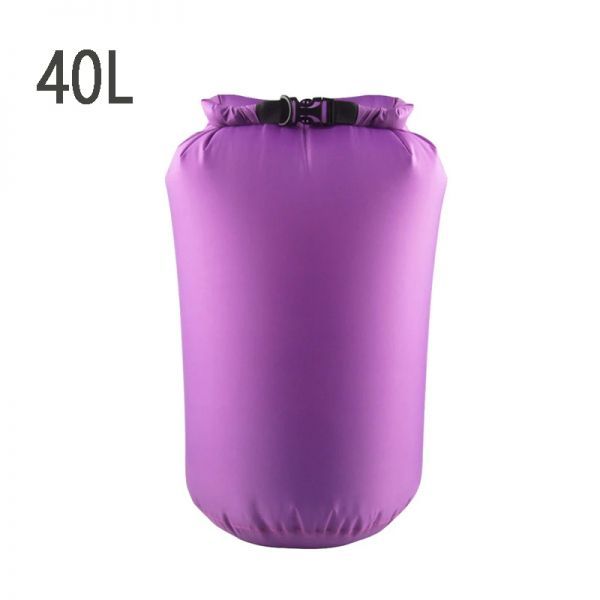 UNKNOWN 캠핑 카약 수영 래프팅용 방수 드라이 백 밀폐 롤탑 1개 22 Purple-70L