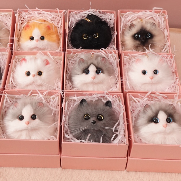 냥이 펜던트 가방걸이 키 선물 키링 수제 악세서리 1개 브리티시 숏헤어