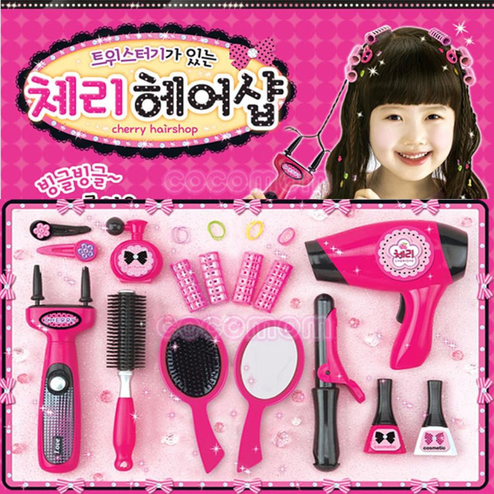 여아 헤어 스타일링 꾸미기 미용사놀이 4세 산타선물 5세 1개