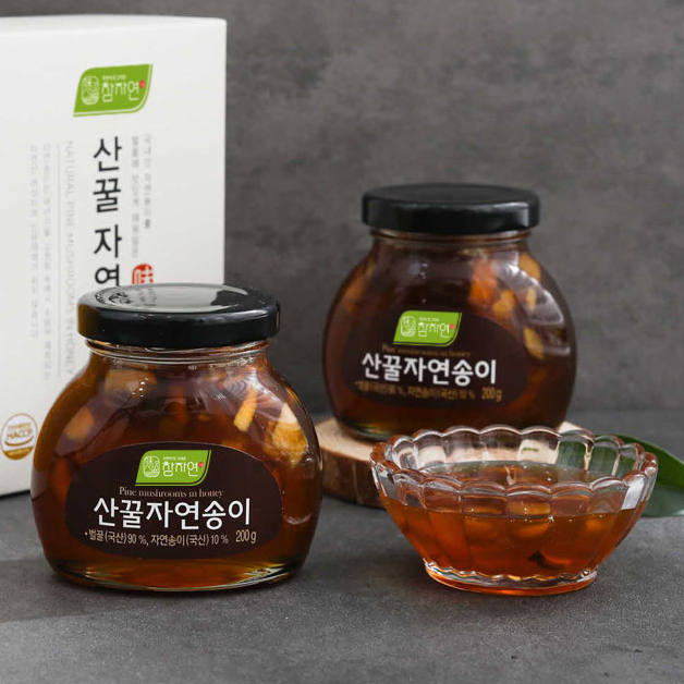 산꿀자연송이 국내산 산지직송 답례품 선물세트 1박스 200g x 2 2개