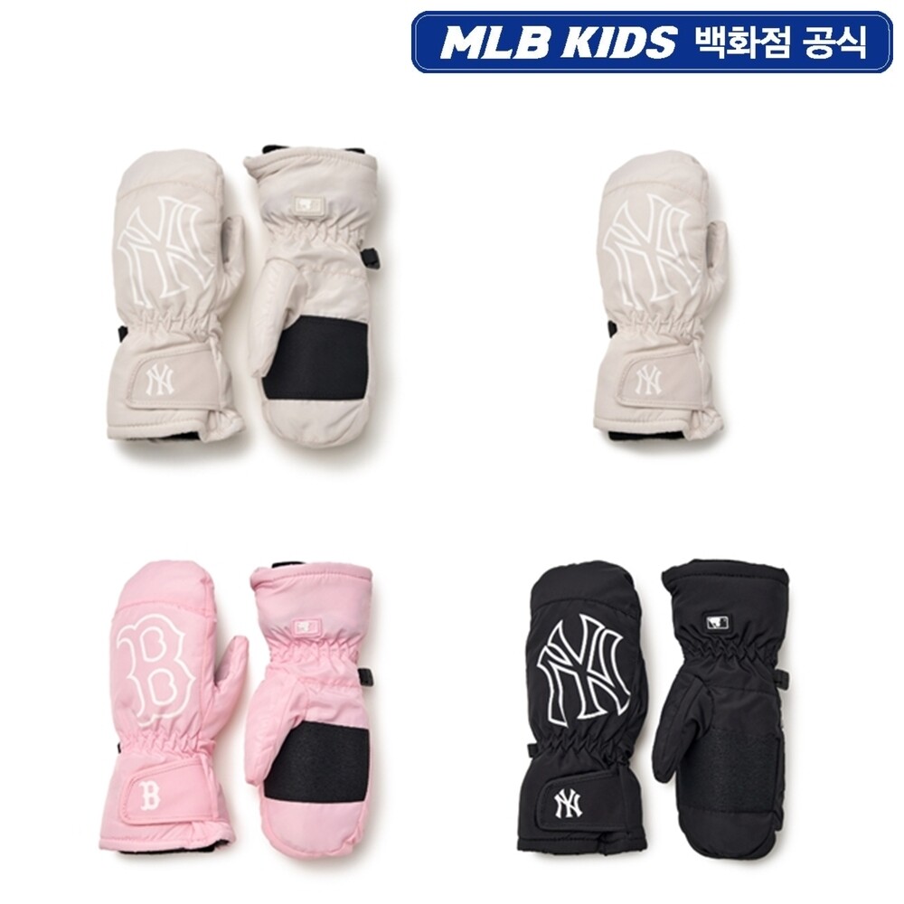 MLB키즈 MLB키즈 빅로고 손모아 장갑 7AGLB0146