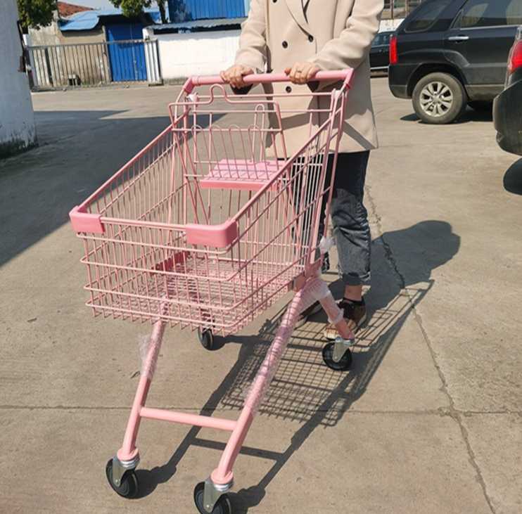 대형 마트 손수레 슈퍼마켓 쇼핑 카트 트롤리 식자재