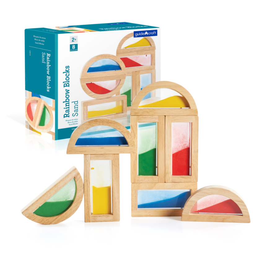 가이드크래프트 가이드크래프트 85165-2 레인보우칼라샌드블록8pcs 1개