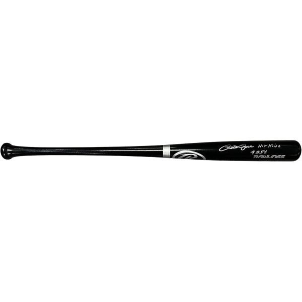 피트 로즈 4256 히트 킹 사인 롤링스 빅 스틱 배트JSA - MLB 배트