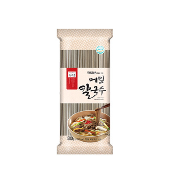 봉평농원 봉평촌 국내산 메밀로 만든 메밀칼국수 500g 8개
