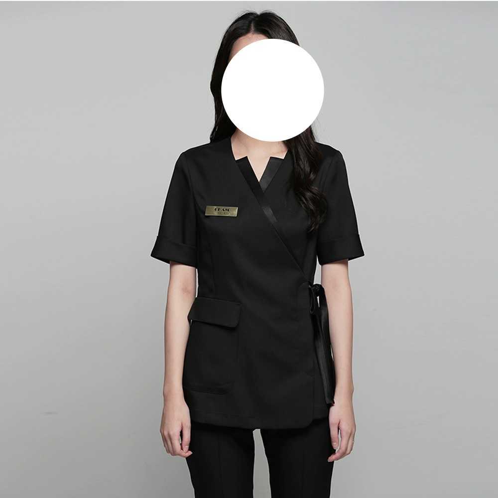 피부샵 유니폼 로고 피부관리실 마사지 데스크 마사지샵 관리자 미용 뷰티