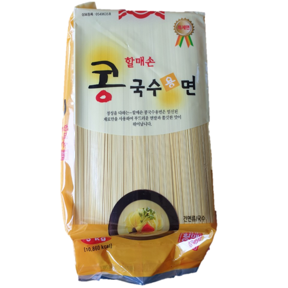 광덕식품 할매손 할매손 콩국수용 면 3kg 1개
