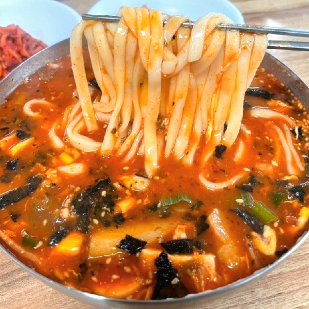전국맛집 봉 메밀마당 - 장칼국수 강릉식 얼큰칼국수 1개 1 1kg