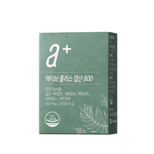 뉴트리모어 액티브 플러스 엽산 800 500mg x 30정