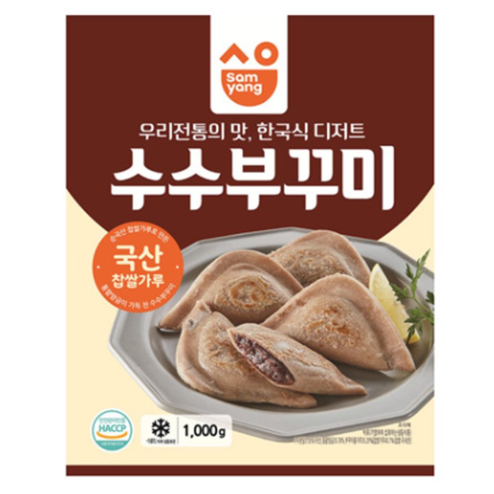 삼양 삼양 삼양 수수부꾸미 1kg 6개