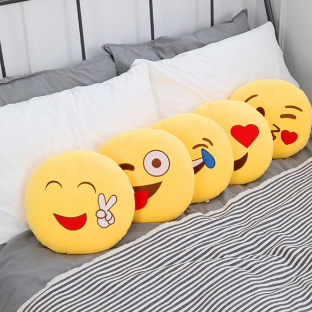 토이웍스 토이웍스 스마일 이모티콘 쇼파 자동차 모찌 쿠션 얼굴 표정 칼라 베개 거실 침대 하트뿅