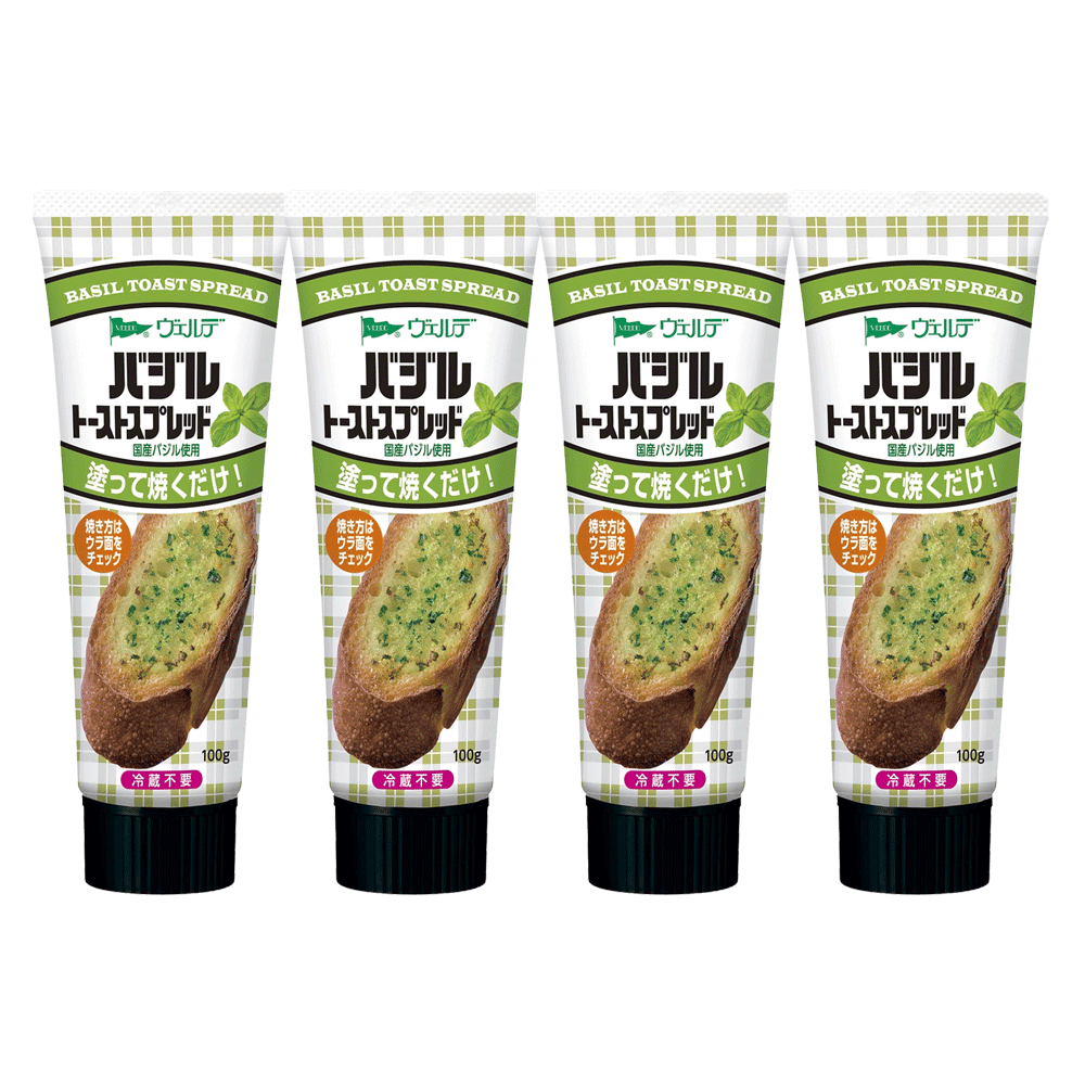 베르데 바질 토스트 스프레드 100g 4개