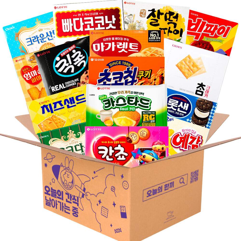 사무실 과자 간식세트 탕비실 간식창고 15종 실속세트 칙촉 빅파이
