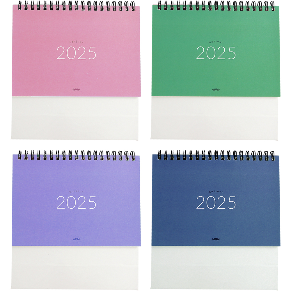 봉주르 2025 탁상캘린더 4개