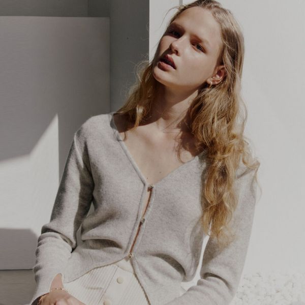 오프온스튜디오 오프온스튜디오 CASHMERE RING CARDIGAN