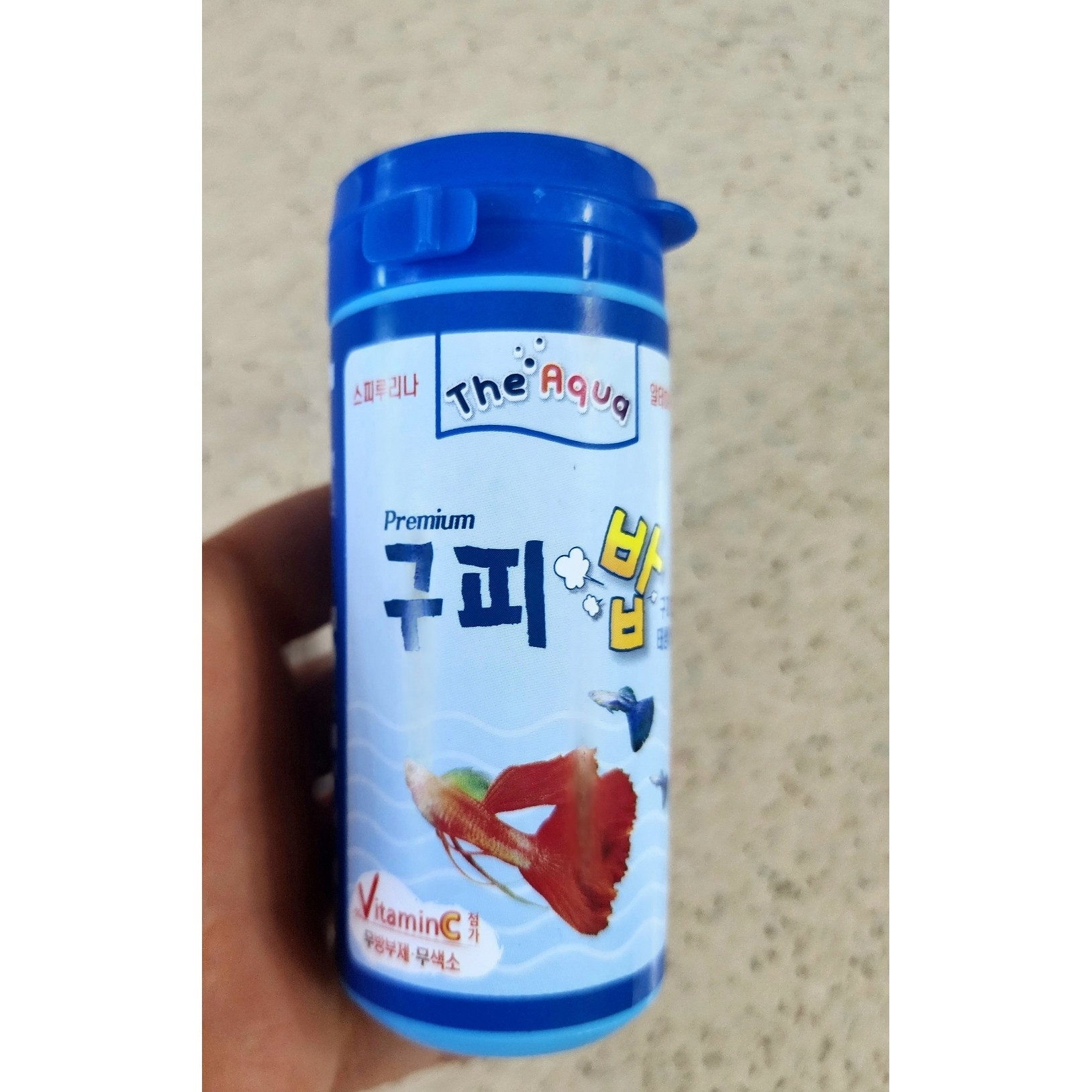 아쿠아플러스 아쿠아플러스 프리미엄 구피밥 100g 4개