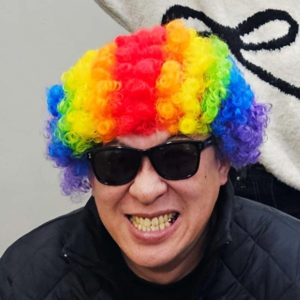 가발 네컷 폭탄머리 폭탄 인생사진 뽀글머리