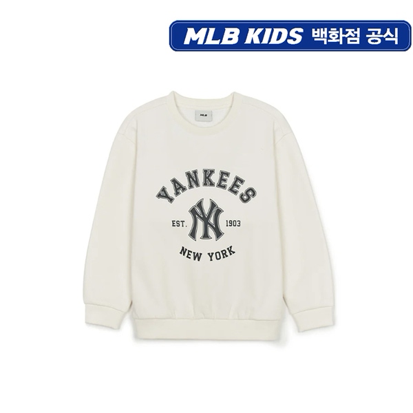 MLB키즈 MLB키즈 VARSITY 융기모 맨투맨티셔츠 7AMTV034650CRS
