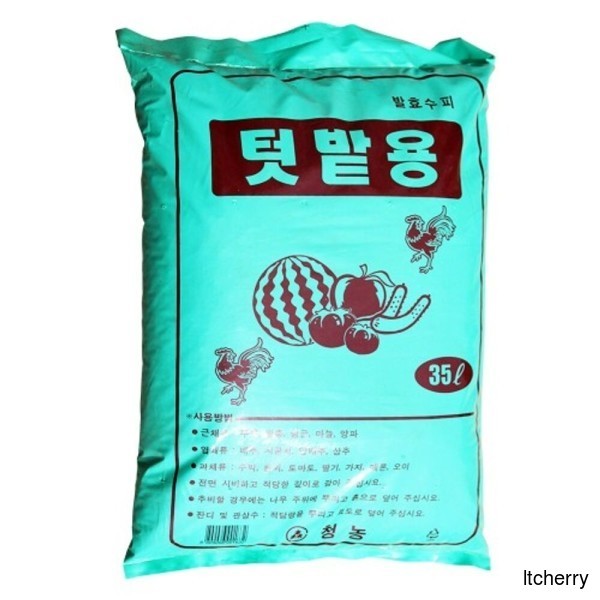 텃밭용 발효수피 35L 퇴비 밑거름 비료 화초비료 텃밭퇴비 장미영양제 원예비료 배추비료 식물영양