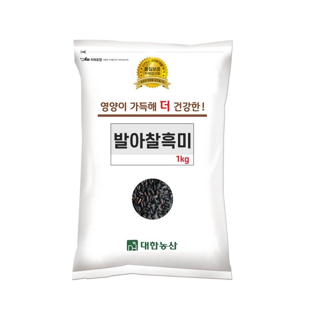 대한농산 국산 발아 찰흑미 1kg