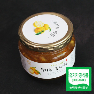 섬바다식품 섬바다식품 수제 유기농 유자차 500g 24년 유기농 햇유자차